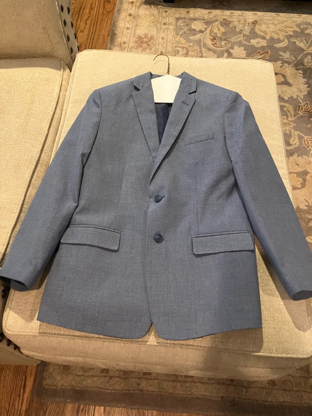 Nautica Boys' Light Blue Two-Button Blazer